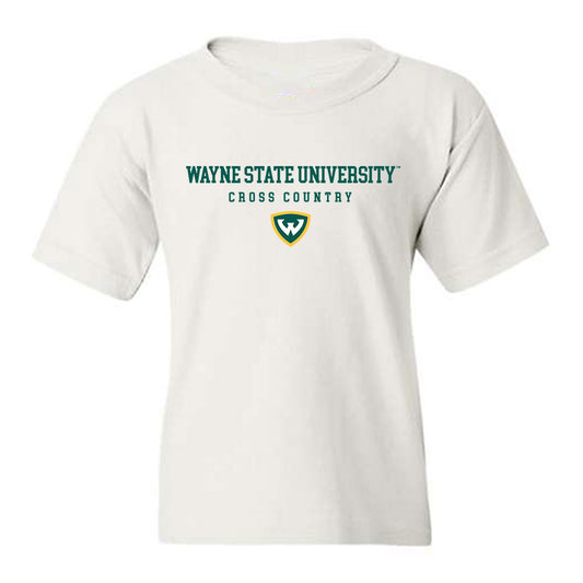 Wayne State - NCAA Women's Cross Country : Olivia Lincourt - Classic Shersey Youth T-Shirt-0