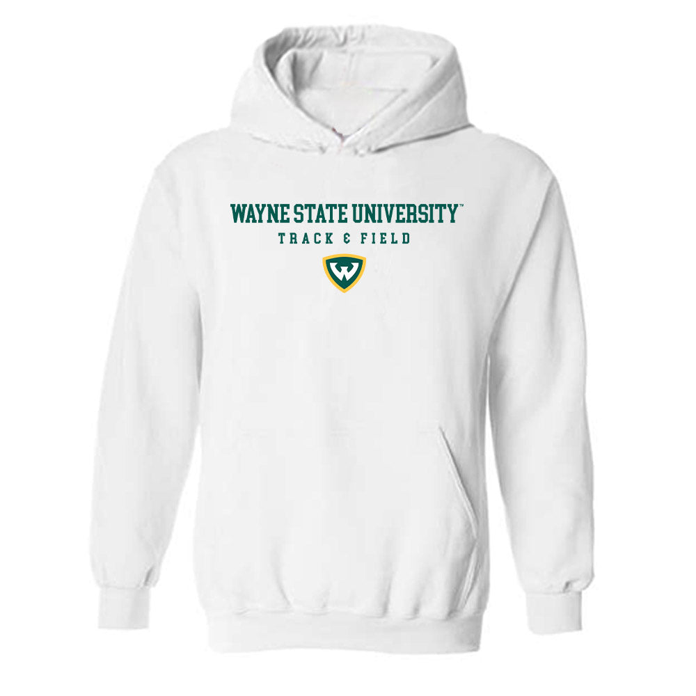 Wayne State - NCAA Women's Track & Field : Sophia Smith - Classic Shersey Hooded Sweatshirt-0