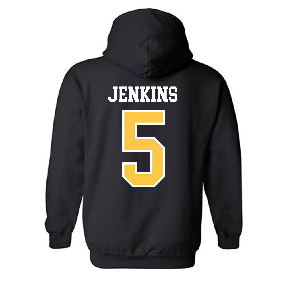 Wayne State - NCAA Men's Basketball : Jalen Jenkins - Classic Shersey Hooded Sweatshirt-1