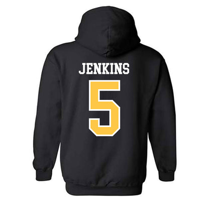 Wayne State - NCAA Men's Basketball : Jalen Jenkins - Classic Shersey Hooded Sweatshirt-1