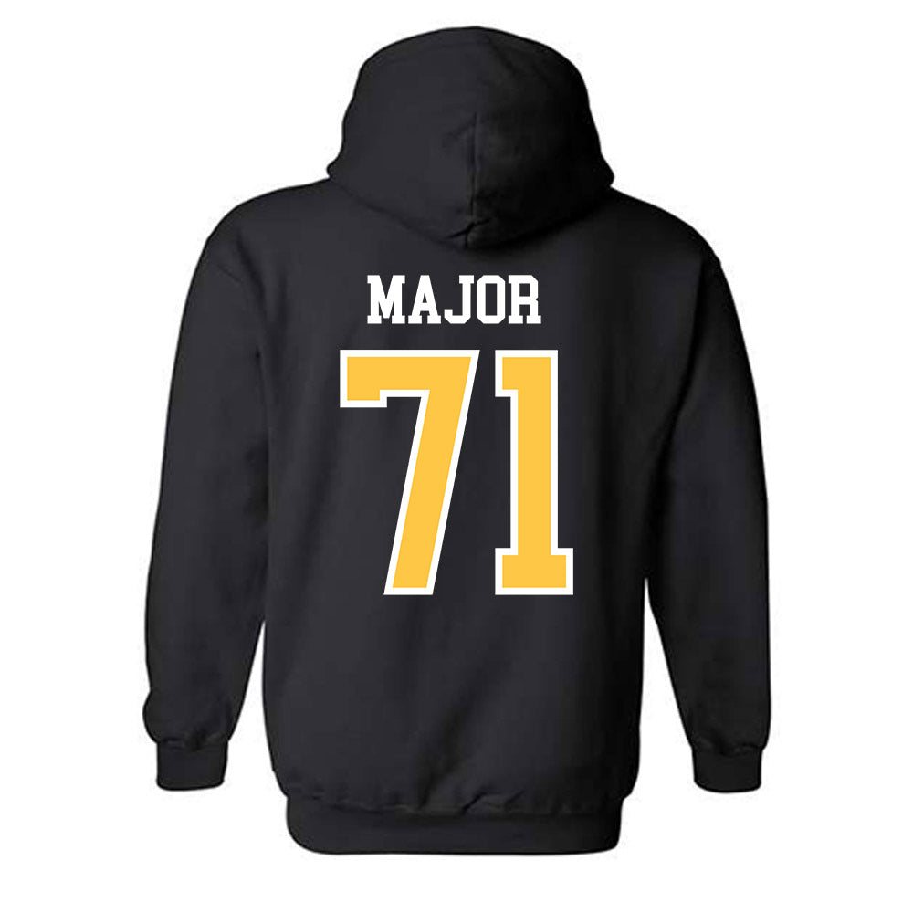 Wayne State - NCAA Football : Jonathan Major - Classic Shersey Hooded Sweatshirt-1