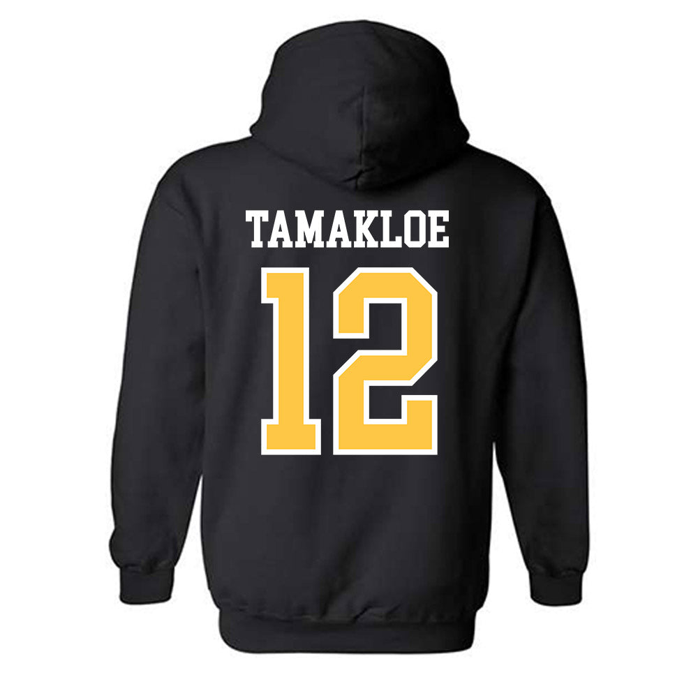 Wayne State - NCAA Men's Basketball : Kelvin Tamakloe - Classic Shersey Hooded Sweatshirt-1