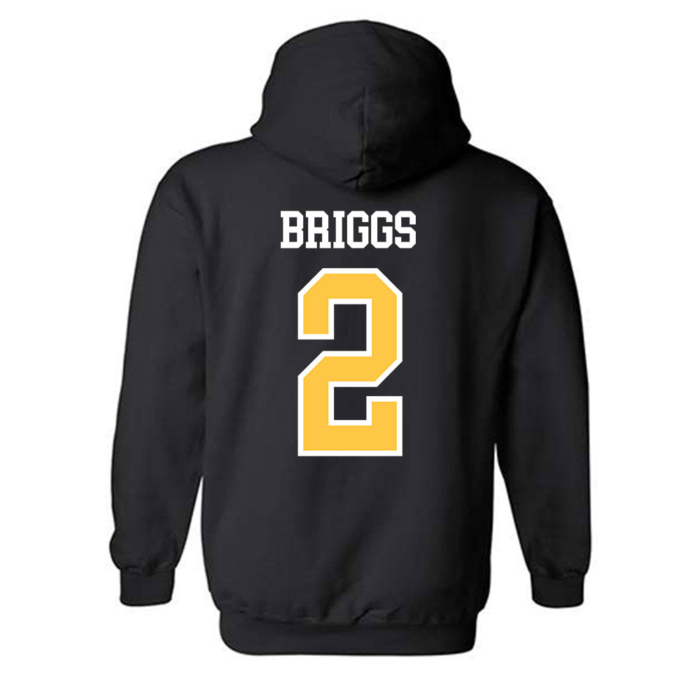 Wayne State - NCAA Men's Basketball : Jordan Briggs - Classic Shersey Hooded Sweatshirt-1