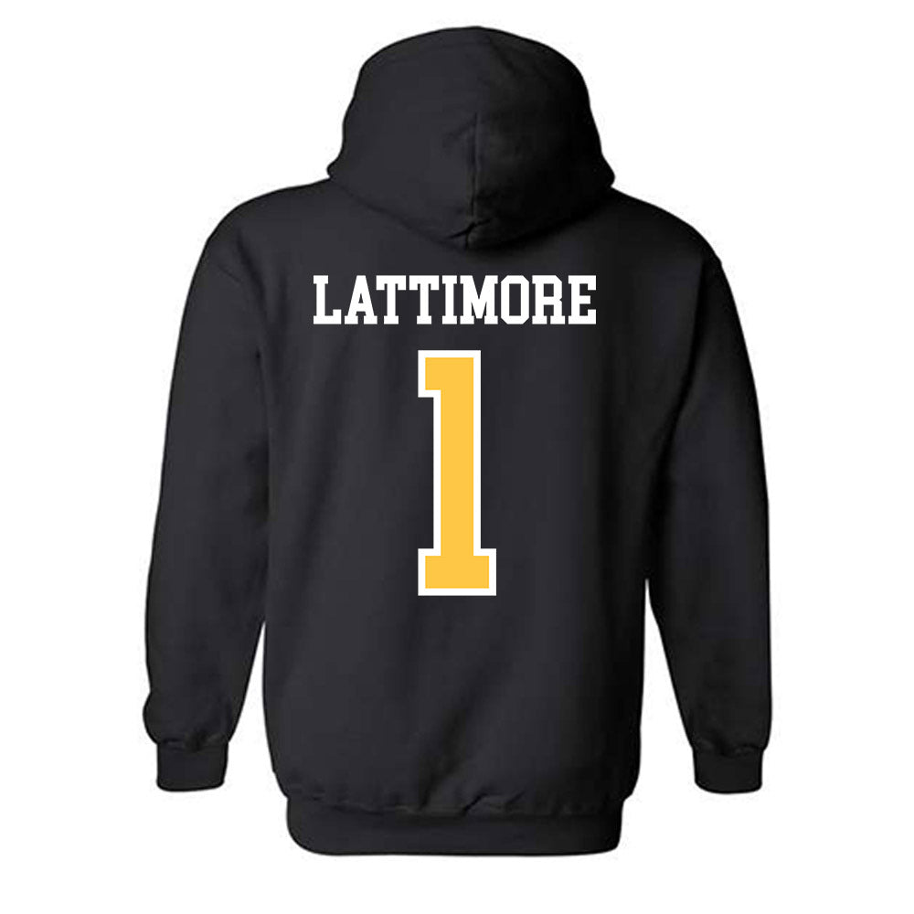 Wayne State - NCAA Football : Joseph Lattimore - Classic Shersey Hooded Sweatshirt-1