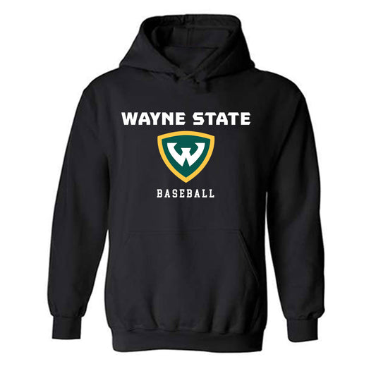 Wayne State - NCAA Baseball : Ty Garza - Classic Shersey Hooded Sweatshirt-0