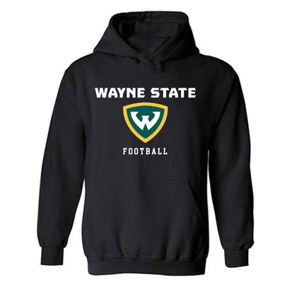Wayne State - NCAA Football : Peyton Hatten - Classic Shersey Hooded Sweatshirt-0