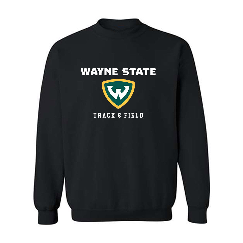 Wayne State - NCAA Women's Track & Field : Ania Toboy - Classic Shersey Crewneck Sweatshirt-0