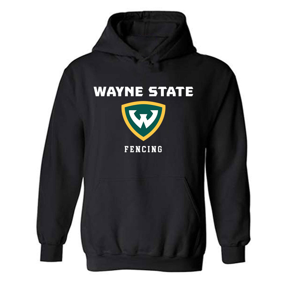 Wayne State - NCAA Men's Fencing : Mahmoud Saleh - Classic Shersey Hooded Sweatshirt-0