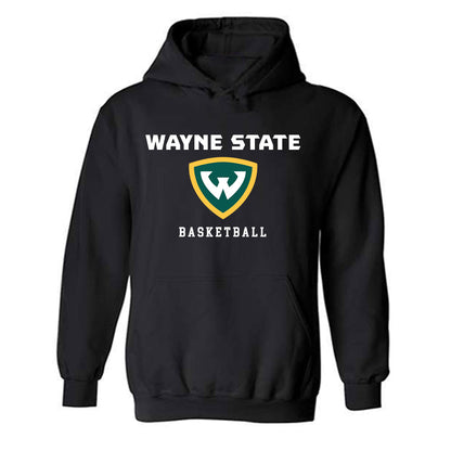Wayne State - NCAA Men's Basketball : Devin Belle - Classic Shersey Hooded Sweatshirt-0