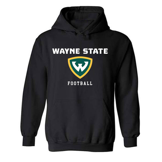 Wayne State - NCAA Football : Liam Distelzweig - Classic Shersey Hooded Sweatshirt-0