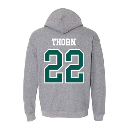 Wayne State - NCAA Men's Basketball : Marshall Thorn - Classic Shersey Hooded Sweatshirt-1