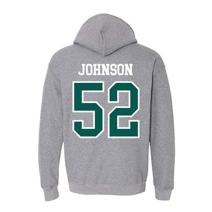 Wayne State - NCAA Football : Luke Johnson - Classic Shersey Hooded Sweatshirt-1