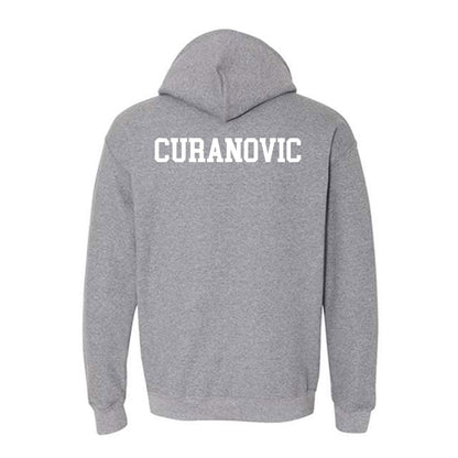Wayne State - NCAA Men's Swimming & Diving : Leland Curanovic - Classic Shersey Hooded Sweatshirt-1