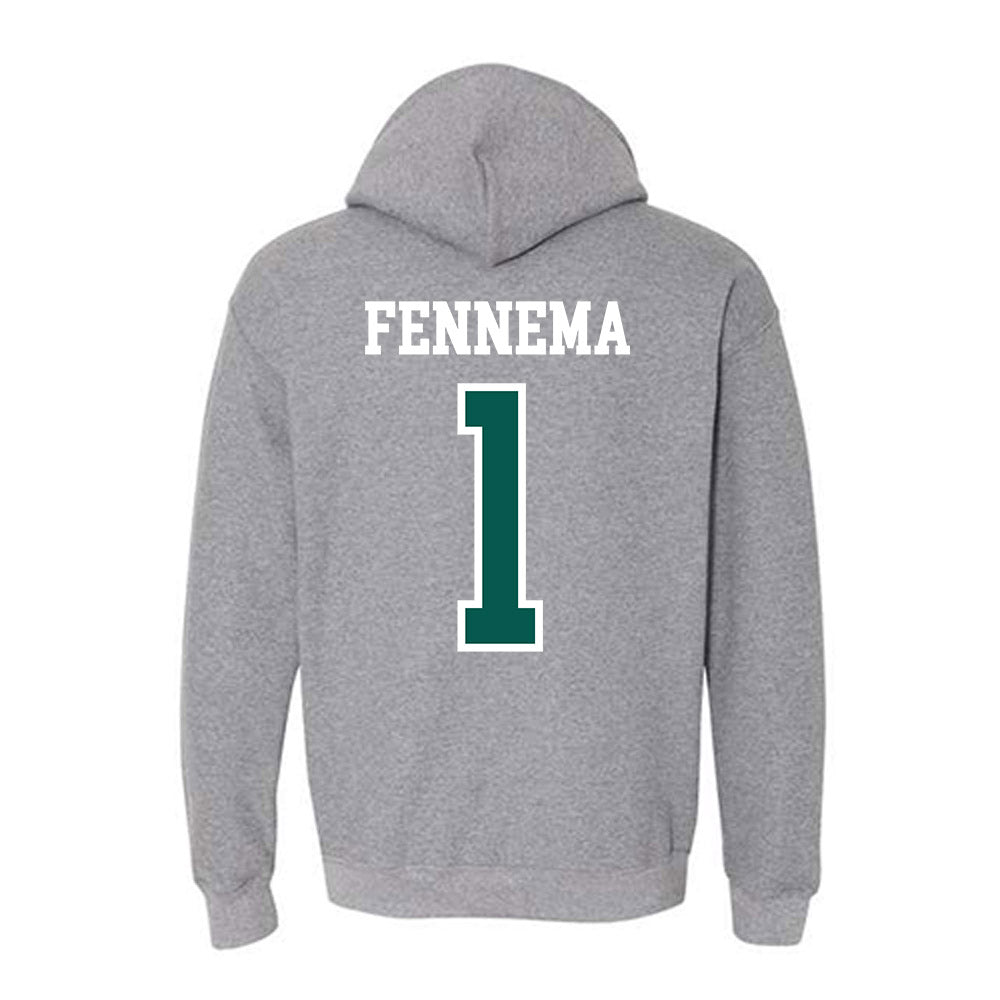 Wayne State - NCAA Football : Will Fennema - Classic Shersey Hooded Sweatshirt-1