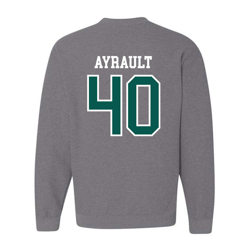 Wayne State - NCAA Men's Basketball : Adam Ayrault - Classic Shersey Crewneck Sweatshirt-1