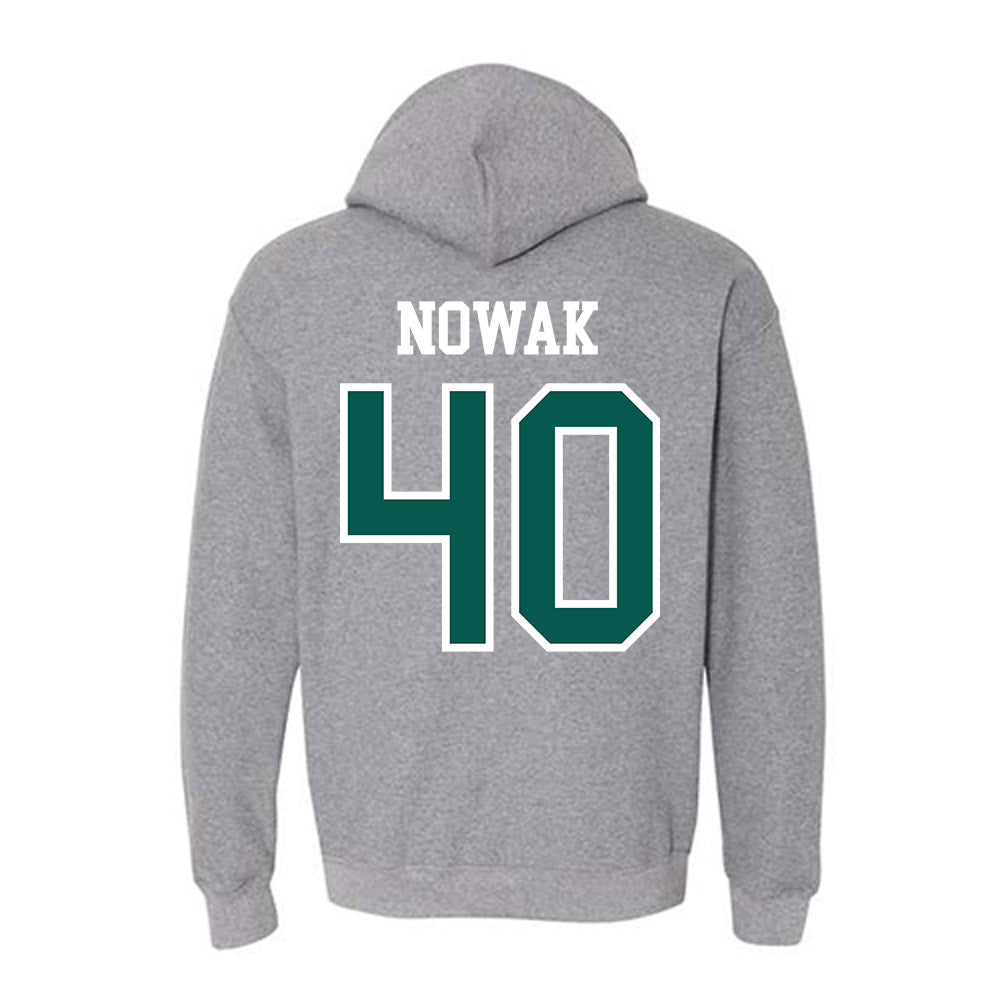 Wayne State - NCAA Football : Griffin Nowak - Classic Shersey Hooded Sweatshirt-1
