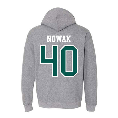 Wayne State - NCAA Football : Griffin Nowak - Classic Shersey Hooded Sweatshirt-1