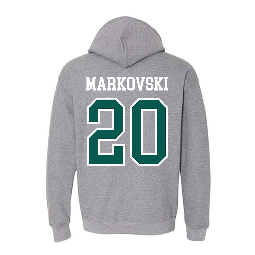 Wayne State - NCAA Football : Anthony Markovski - Classic Shersey Hooded Sweatshirt-1