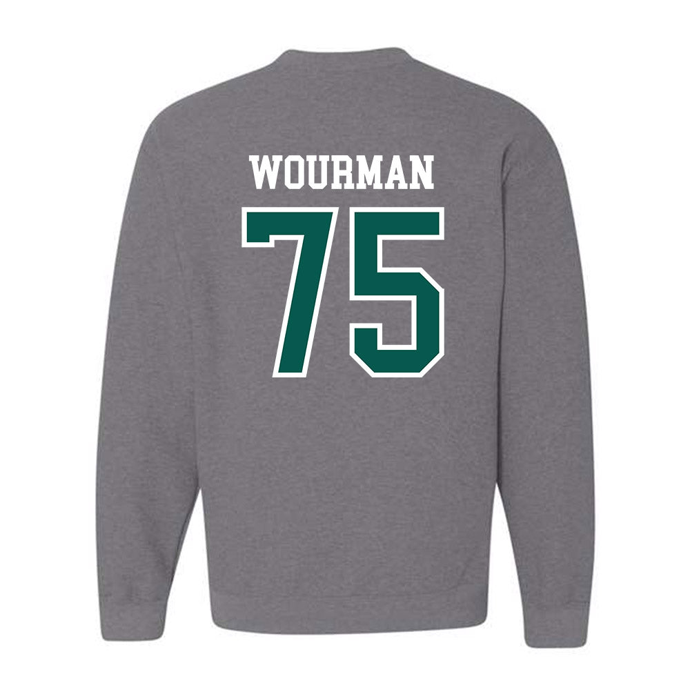 Wayne State - NCAA Football : Richardo Wourman - Classic Shersey Crewneck Sweatshirt-1