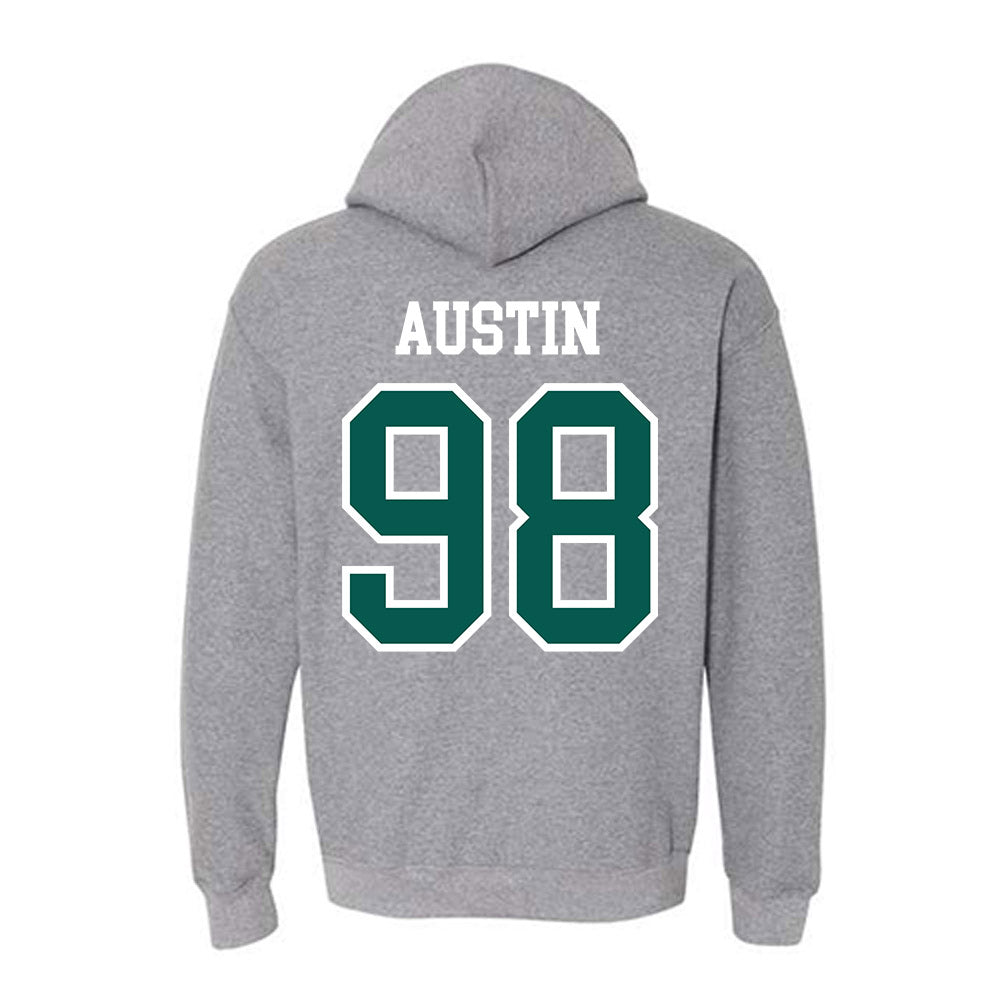 Wayne State - NCAA Football : Justhin Austin - Classic Shersey Hooded Sweatshirt-1