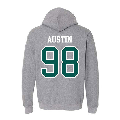 Wayne State - NCAA Football : Justhin Austin - Classic Shersey Hooded Sweatshirt-1