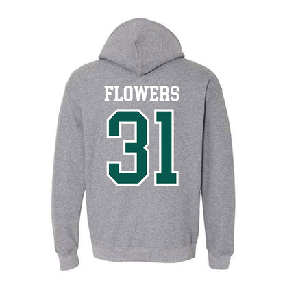 Wayne State - NCAA Football : Dharon Flowers - Classic Shersey Hooded Sweatshirt-1