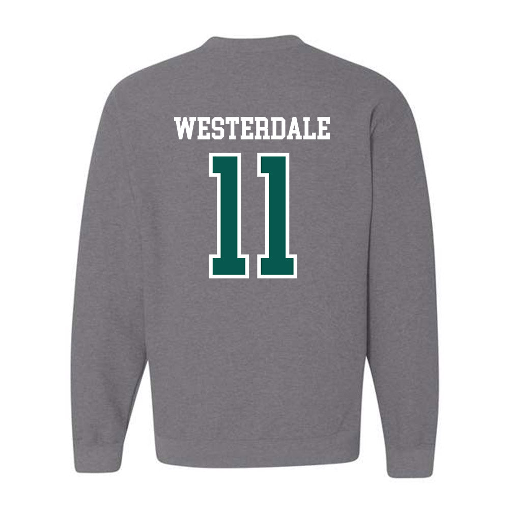 Wayne State - NCAA Men's Basketball : Luke Westerdale - Classic Shersey Crewneck Sweatshirt-1