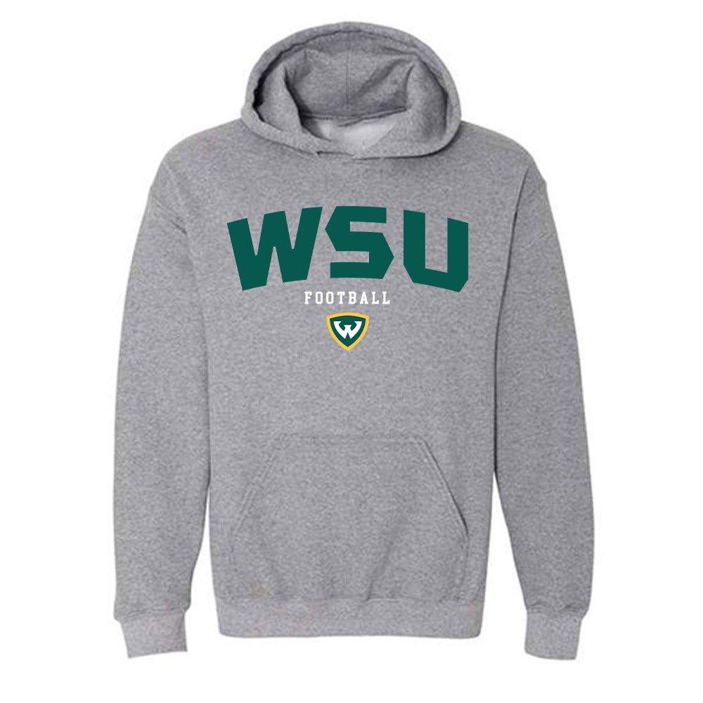 Wayne State - NCAA Football : George Sanchez-Murillo - Classic Shersey Hooded Sweatshirt-0