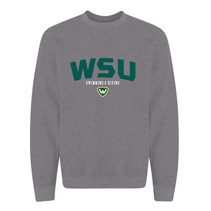 Wayne State - NCAA Women's Swimming & Diving : Danika Fessenden - Classic Shersey Crewneck Sweatshirt-0