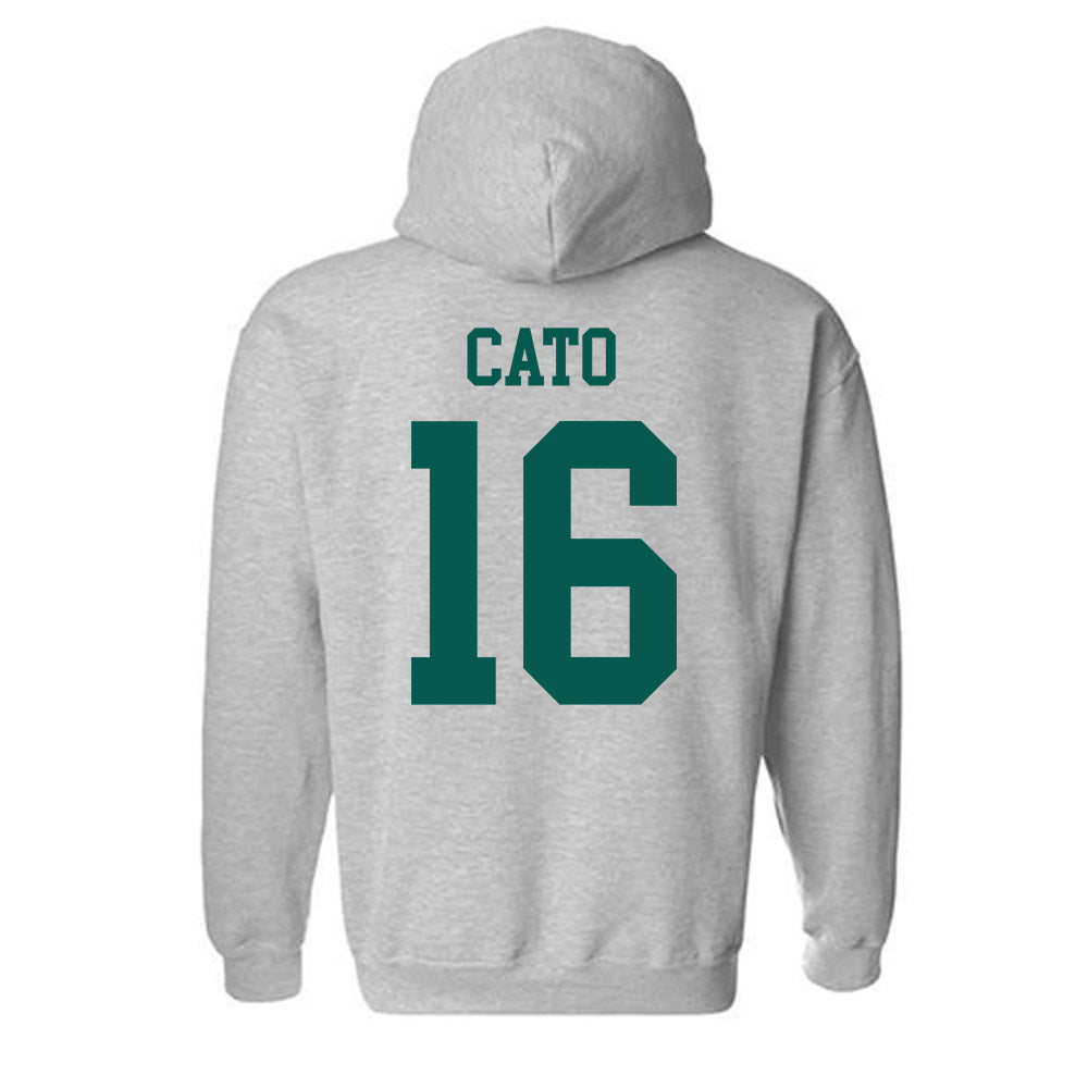 Wayne State - NCAA Football : Phillip Cato - Classic Shersey Hooded Sweatshirt-1