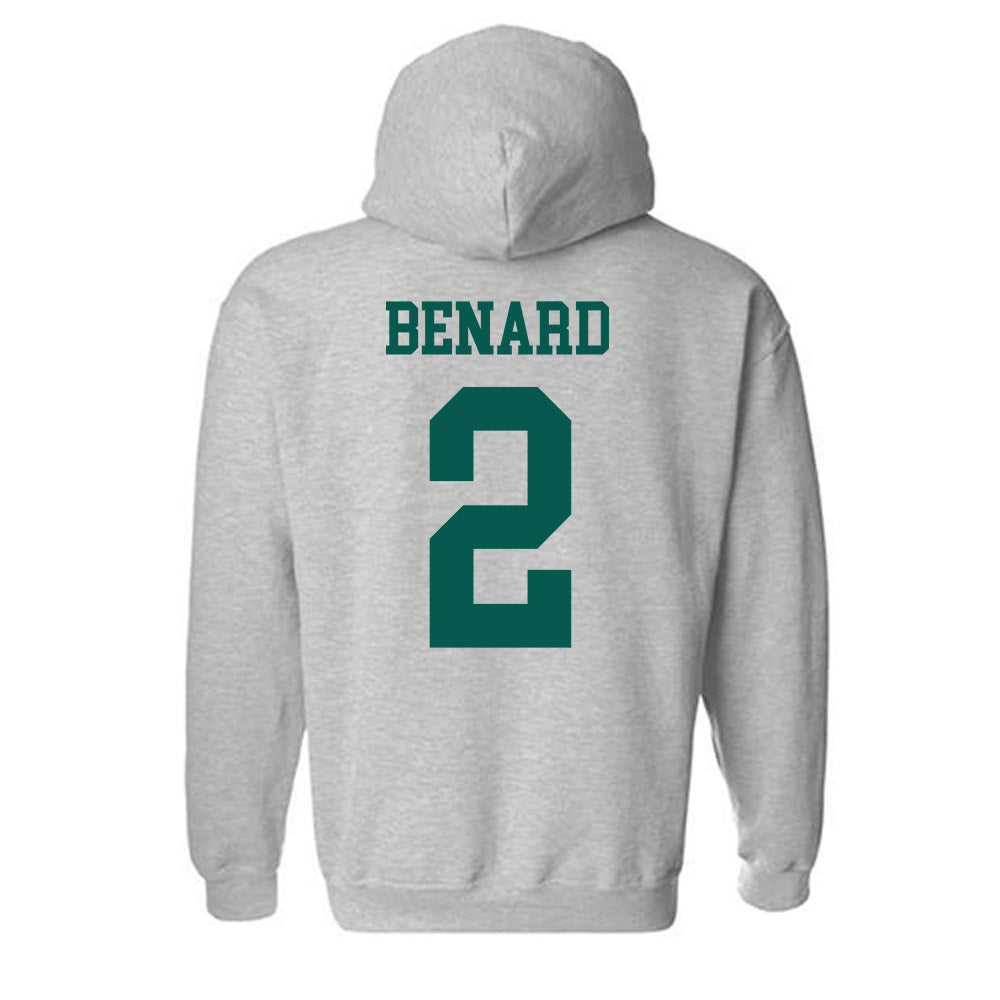 Wayne State - NCAA Women's Basketball : Maddy Benard - Classic Shersey Hooded Sweatshirt-1