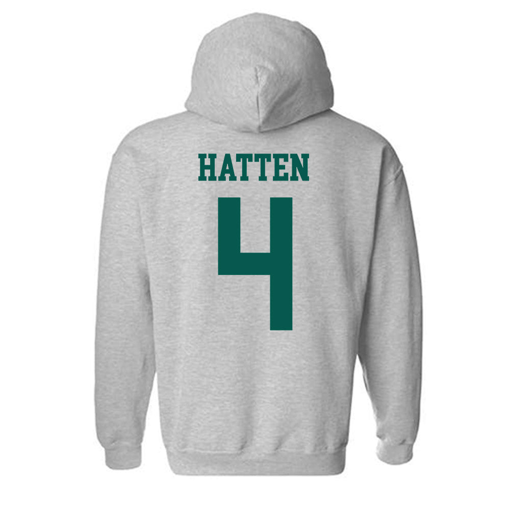 Wayne State - NCAA Football : Peyton Hatten - Classic Shersey Hooded Sweatshirt-1