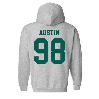Wayne State - NCAA Football : Justhin Austin - Classic Shersey Hooded Sweatshirt-1