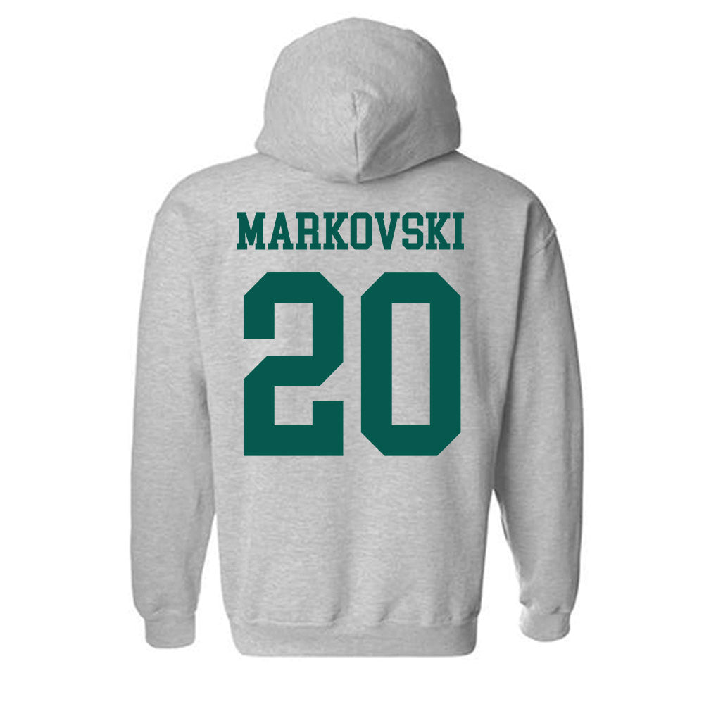 Wayne State - NCAA Football : Anthony Markovski - Classic Shersey Hooded Sweatshirt-1