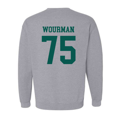 Wayne State - NCAA Football : Richardo Wourman - Classic Shersey Crewneck Sweatshirt-1