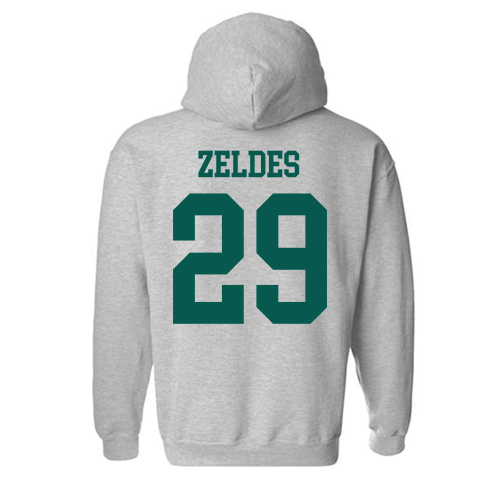 Wayne State - NCAA Baseball : Gabe Zeldes - Classic Shersey Hooded Sweatshirt-1