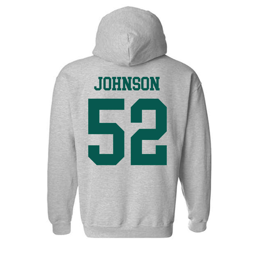 Wayne State - NCAA Football : Luke Johnson - Classic Shersey Hooded Sweatshirt-1