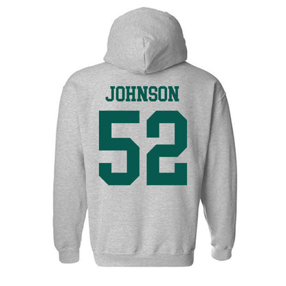 Wayne State - NCAA Football : Luke Johnson - Classic Shersey Hooded Sweatshirt-1