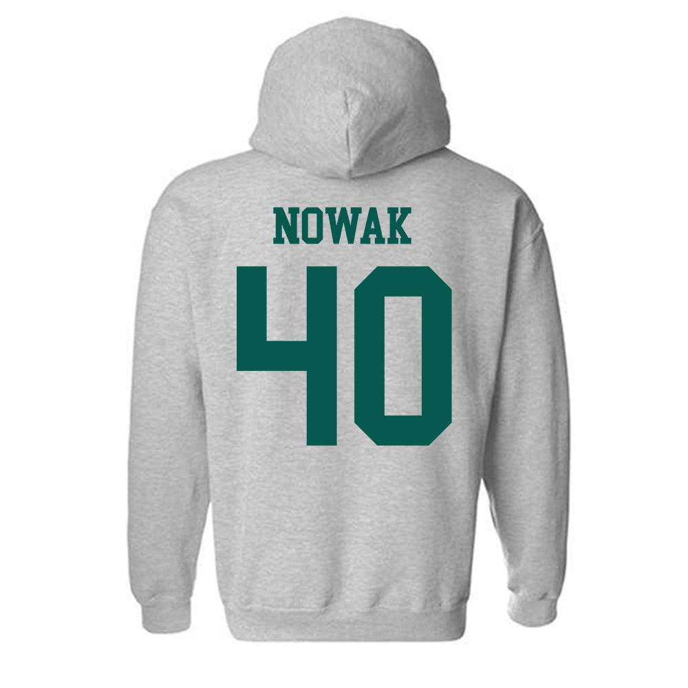 Wayne State - NCAA Football : Griffin Nowak - Classic Shersey Hooded Sweatshirt-1