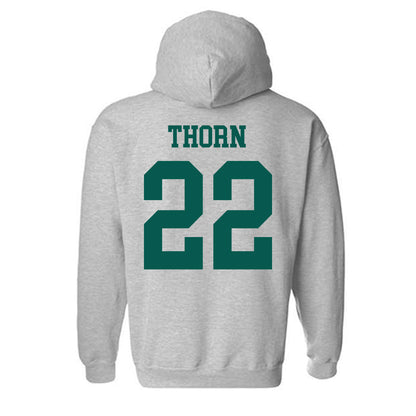 Wayne State - NCAA Men's Basketball : Marshall Thorn - Classic Shersey Hooded Sweatshirt-1