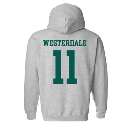 Wayne State - NCAA Men's Basketball : Luke Westerdale - Classic Shersey Hooded Sweatshirt-1