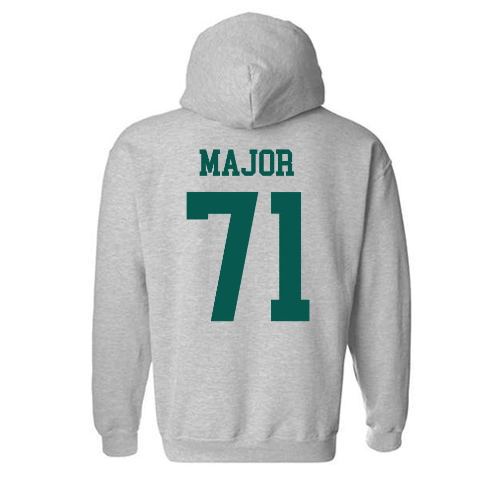 Wayne State - NCAA Football : Jonathan Major - Classic Shersey Hooded Sweatshirt-1