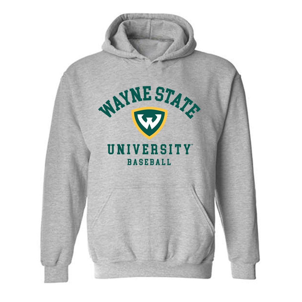 Wayne State - NCAA Baseball : Ty Garza - Classic Shersey Hooded Sweatshirt-0