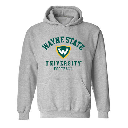 Wayne State - NCAA Football : Richardo Wourman - Classic Shersey Hooded Sweatshirt-0