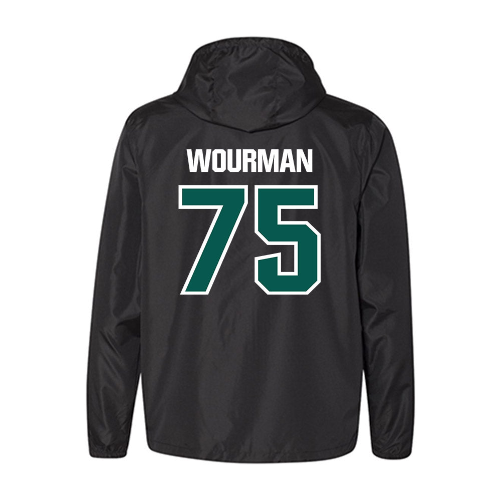 Wayne State - NCAA Football : Richardo Wourman - Windbreaker-1
