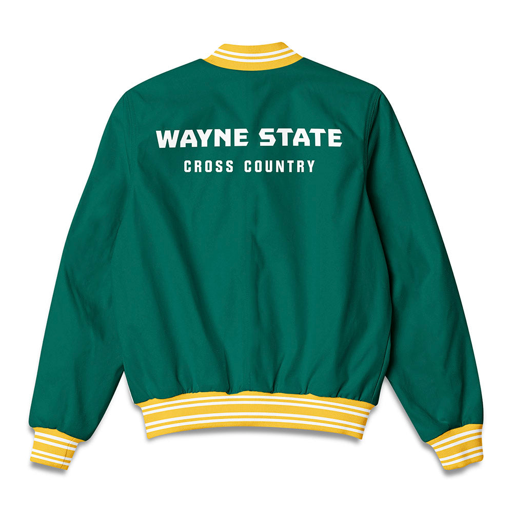 Wayne State - NCAA Women's Cross Country : Ava Peters - Bomber Jacket-1