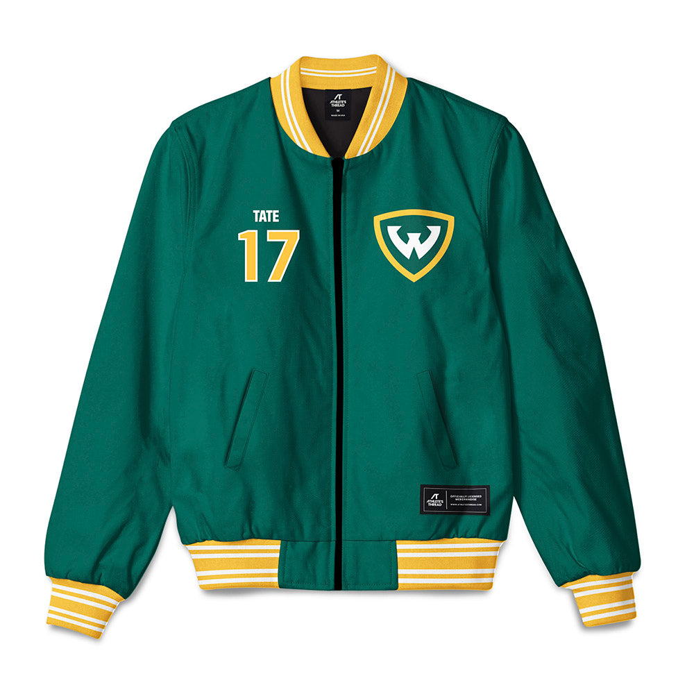 Wayne State - NCAA Football : Joseph Tate - Bomber Jacket-0