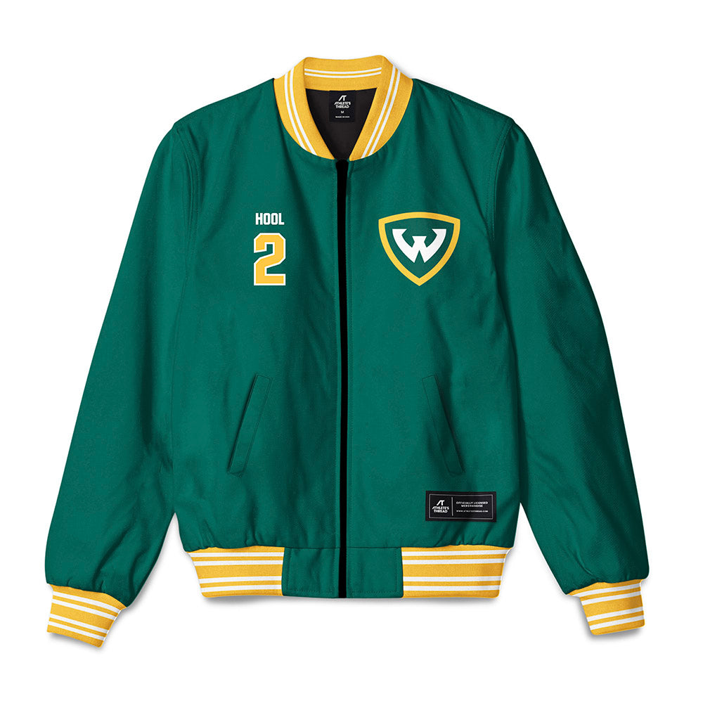 Wayne State - NCAA Softball : Madison Hool - Bomber Jacket-0