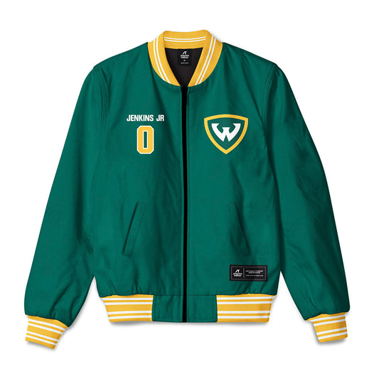 Wayne State - NCAA Football : Michael Jenkins jr - Bomber Jacket-0