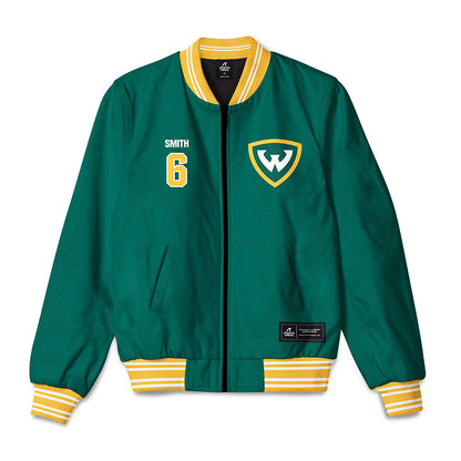 Wayne State - NCAA Football : Wendell Smith - Bomber Jacket-0